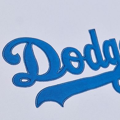 Men's Mitchell & Ness White Los Angeles Dodgers Arctic Fleece Sweatshirt