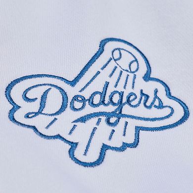 Men's Mitchell & Ness White Los Angeles Dodgers Arctic Fleece Sweatshirt