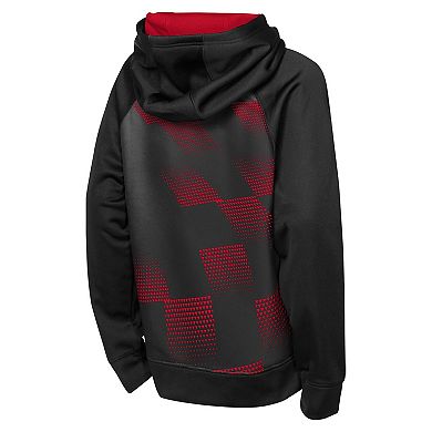 Youth Outerstuff Red/Black New York Red Bulls Striker Fleece Hoodie