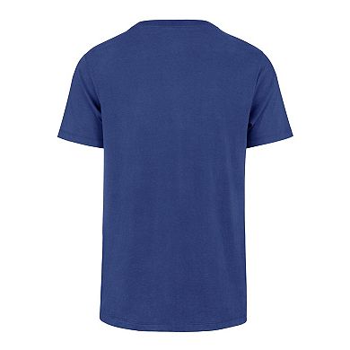 Men's '47 Royal Denver Broncos Stripe Splash Franklin Throwback T-Shirt