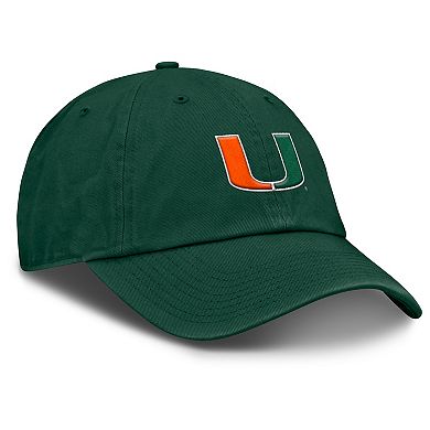 Men's Fanatics Green Miami Hurricanes Squad Club Adjustable Hat