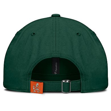 Men's Fanatics Green Miami Hurricanes Squad Club Adjustable Hat