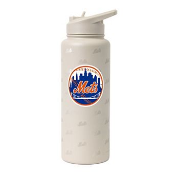 Logo Brands New York Mets 34oz. Sand Ghost Quencher Bottle