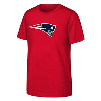 Youth Outerstuff Red New England Patriots Primary Logo T-Shirt