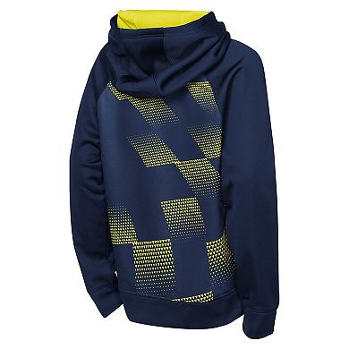 Youth Outerstuff Yellow/Navy Nashville SC Striker Fleece Hoodie