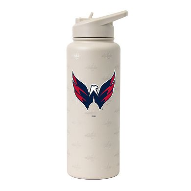 Logo Brands Washington Capitals 34oz. Sand Ghost Quencher Bottle
