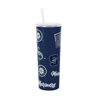 Logo Brands Seattle Mariners 30oz Dreamweave Straw Tumbler