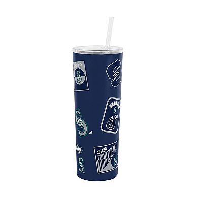 Logo Brands Seattle Mariners 30oz Dreamweave Straw Tumbler