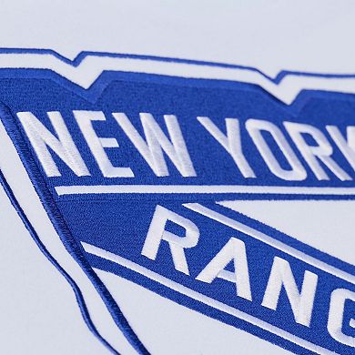 Men's Mitchell & Ness White New York Rangers Arctic Fleece Hoodie