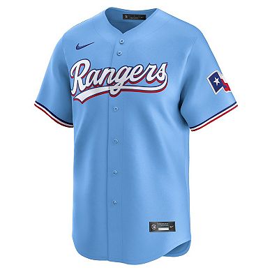 Men's Nike Corey Seager Light Blue Texas Rangers Alternate Limited Player Jersey