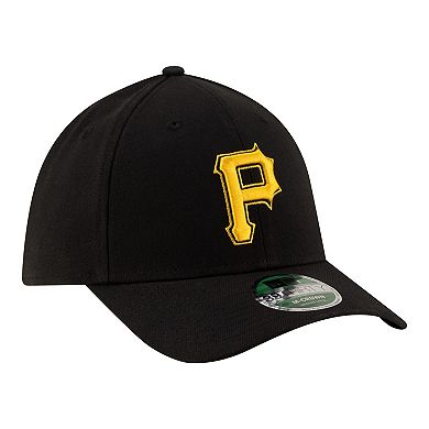 Men's New Era Black Pittsburgh Pirates Alternate Player Replica 39THIRTY M-Crown Flex Hat