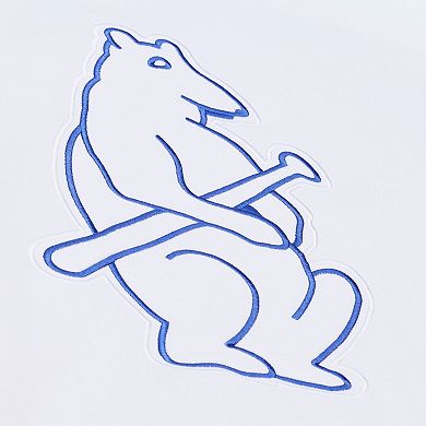 Men's Mitchell & Ness White Chicago Cubs Arctic Fleece Sweatshirt