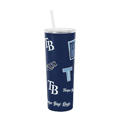 Logo Brands Tampa Bay Rays 30oz Dreamweave Straw Tumbler