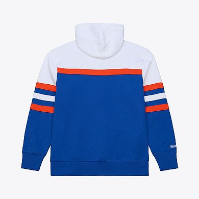 Men's Mitchell & Ness Royal New York Knicks Head Coach Hoodie