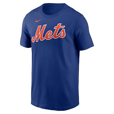 Men's Nike Marcus Semien Royal New York Mets Name & Number T-Shirt