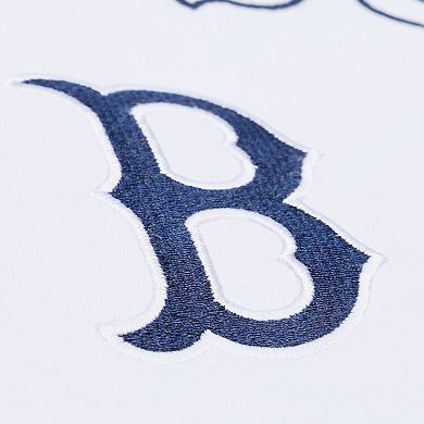 Men's Mitchell & Ness White Boston Red Sox Arctic Fleece Sweatshirt