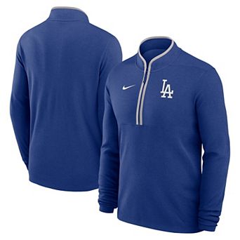 Men's Nike Royal Los Angeles Dodgers Dri-FIT Victory Half-Zip Pullover