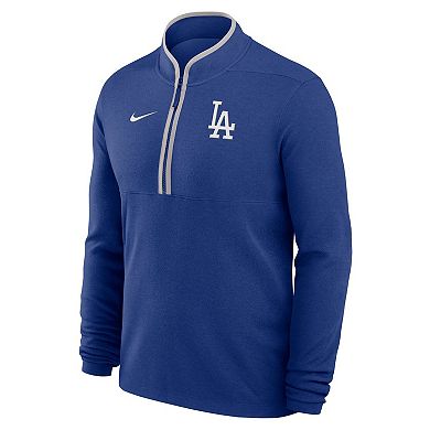 Men's Nike Royal Los Angeles Dodgers Dri-FIT Victory Half-Zip Pullover