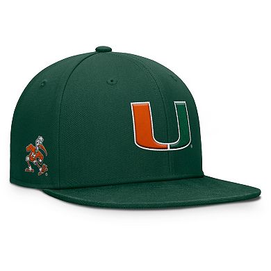 Men's Fanatics Green Miami Hurricanes Rebound Flex Hat