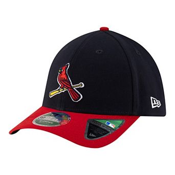 Men's New Era Black St. Louis Cardinals Player Replica 39THIRTY M-Crown Flex Hat
