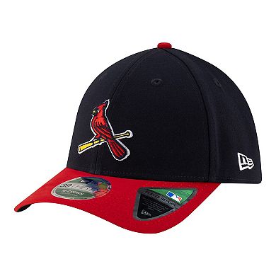 Men's New Era Black St. Louis Cardinals Player Replica 39THIRTY M-Crown Flex Hat