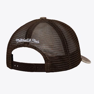 Unisex Mitchell & Ness Brown San Diego Padres Cooperstown Gameday Adjustable Trucker Hat