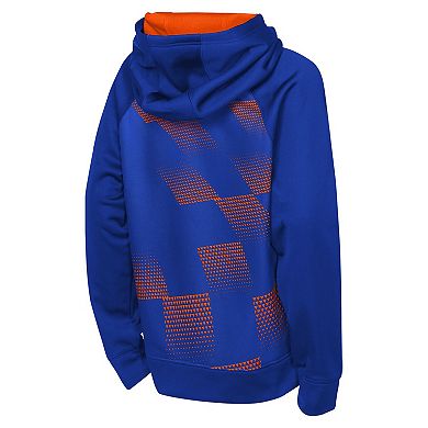 Youth Outerstuff Orange/Blue FC Cincinnati Striker Fleece Hoodie