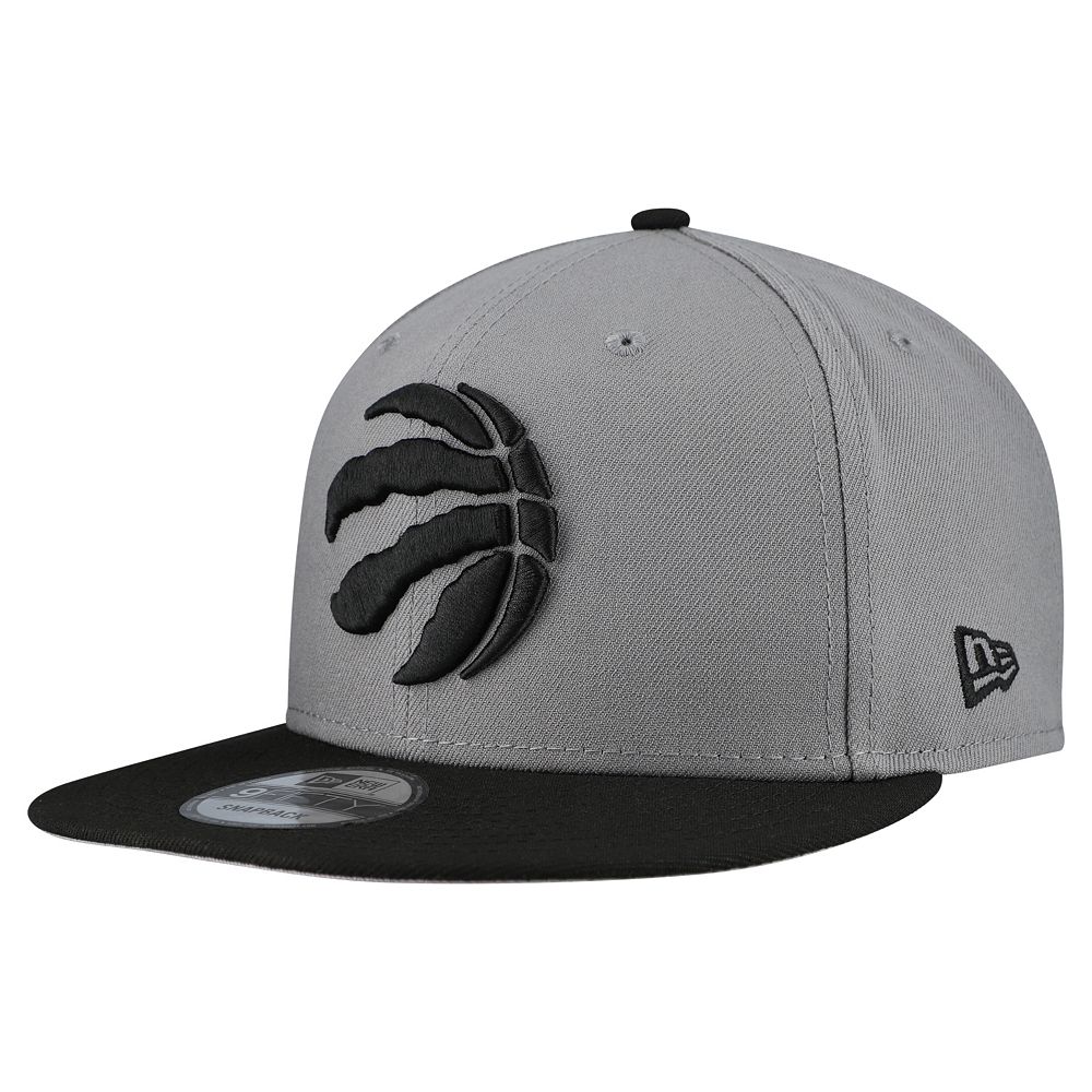 Men's New Era Gray Toronto Raptors Core Logo Storm Gray Two-Tone 9FIFTY ...