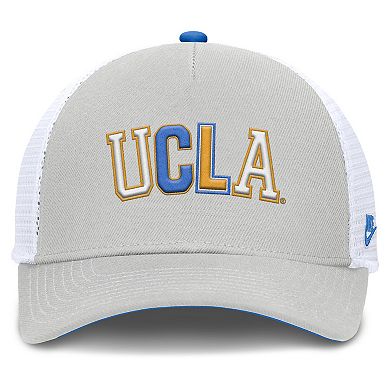 Unisex Nike Gray UCLA Bruins 2026 Basketball Refresh 5-Panel Rise Trucker Hat