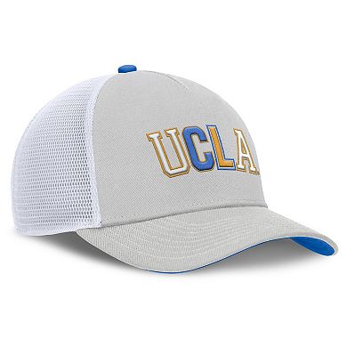 Unisex Nike Gray UCLA Bruins 2026 Basketball Refresh 5-Panel Rise Trucker Hat