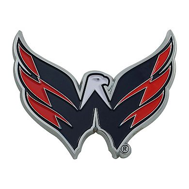 Logo Brands Washington Capitals Embossed Color Auto Emblem