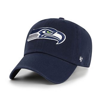 Men's '47 College Navy Seattle Seahawks Clean Up Adjustable Hat