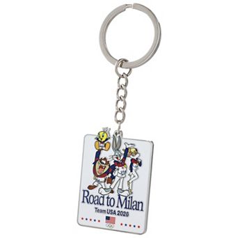 Team USA Looney Tunes Group Keychain
