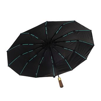 Automatic Umbrella Collapsible with Wooden Handle 1 pc