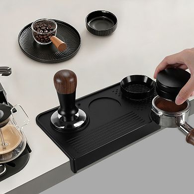 1 Pc Espresso Tamping Mat Non-Slip Prevents Portafilters from Damaging the Counter