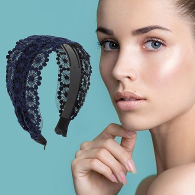 Stylish Small Dot Pattern Headband for Women - 5.91"x4.33"