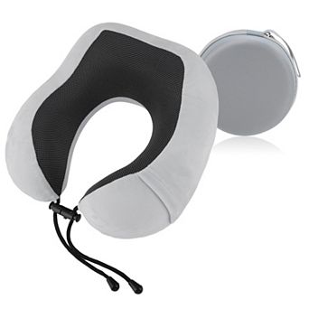 Neck Pillow for Airplane Travel Washable Memory Foam 1 Set