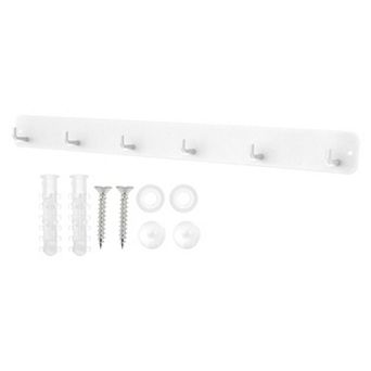 Coat Rack, Coat Hooks Wall Mount, Wall Hooks for Hanging, Hat Rack with 6 Coat Hooks