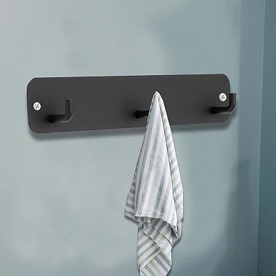 Coat Rack, Coat Hooks Wall Mount, Wall Hooks for Hanging, Hat Rack with 3 Coat Hooks