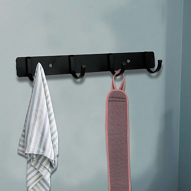 Coat Rack Wall Mount, Coat Hooks Wall Mount, Wall Hooks for Hanging, Hat Rack w 4 Hooks