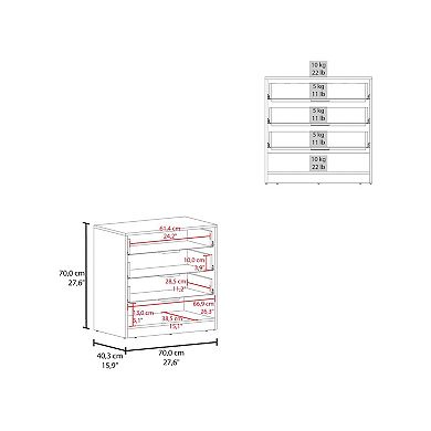 Artondale Dresser, 3 Drawers, 1 Shelf
