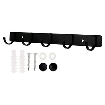 Coat Rack Wall Mount, Coat Hooks Wall Mount, Wall Hooks for Hanging, Hat Rack w 5 Hooks