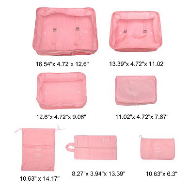 Portable Packing Cube Set for Luggage 7Pcs