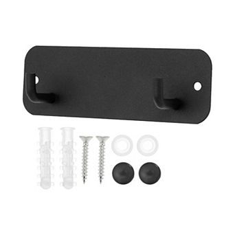 Coat Rack, Coat Hooks Wall Mount, Wall Hooks for Hanging, Hat Rack with 2 Coat Hooks
