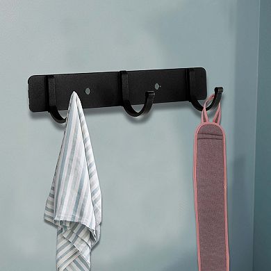 Coat Rack Wall Mount, Coat Hooks Wall Mount, Wall Hooks for Hanging, Hat Rack w 3 Hooks