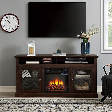 Contemporary Cabinet with 18" Fireplace