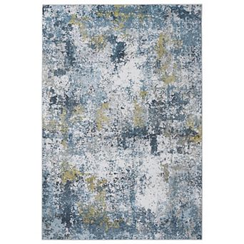 Abstract Area Rug for Living Room Washable Non Slip Ultra Thin Bedroom Rugs Indoor Modern Carpet