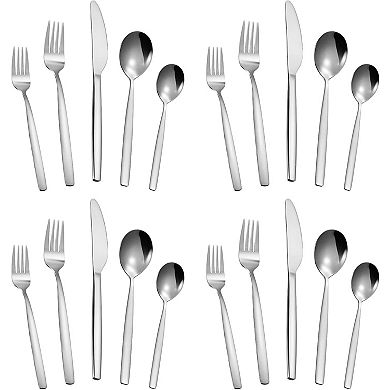 30 Piece Silverware Flatware Set Service for 6