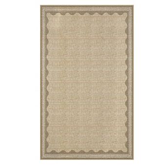Modern Low Pile Washable Rug - Non-Slip, Stain Resistant, Soft Foldable Carpet for Living Room