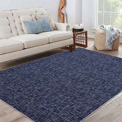 Machine Washable Area Rug for Living Room Modern Abstract Accent Carpet